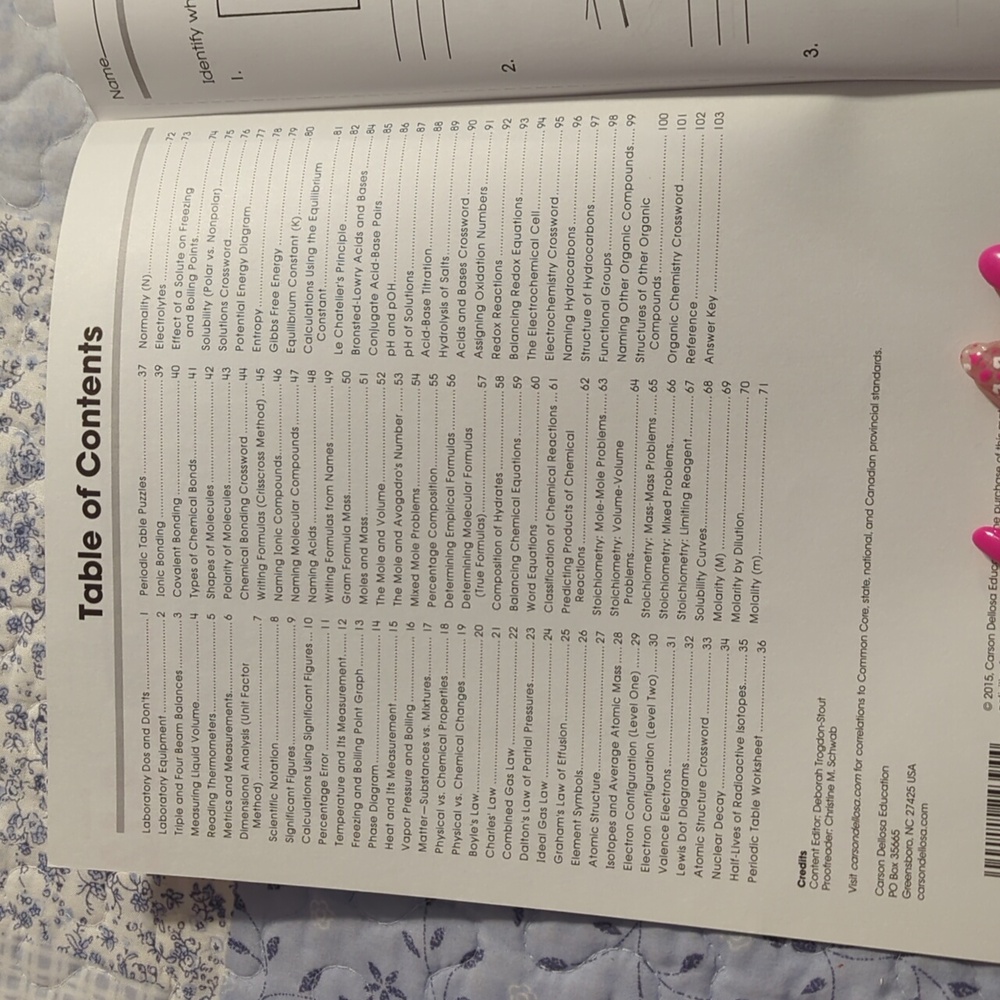 Chemistry Practice Book - Picture 3 of 3